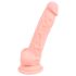 Medizinisch: Silikondildo (18cm) - Naturton