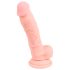 Medizinisch: Silikondildo (18cm) - Naturton