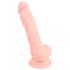 Medizinisch: Silikondildo (18cm) - Naturton