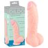 Medizinisches Silikon-Dildo (20cm) - natürlich