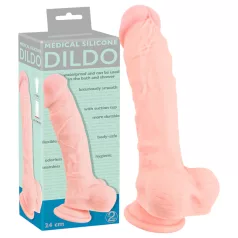   You2Toys - Medical - Dildo aus medizinischem Silikon (24 cm, natur)