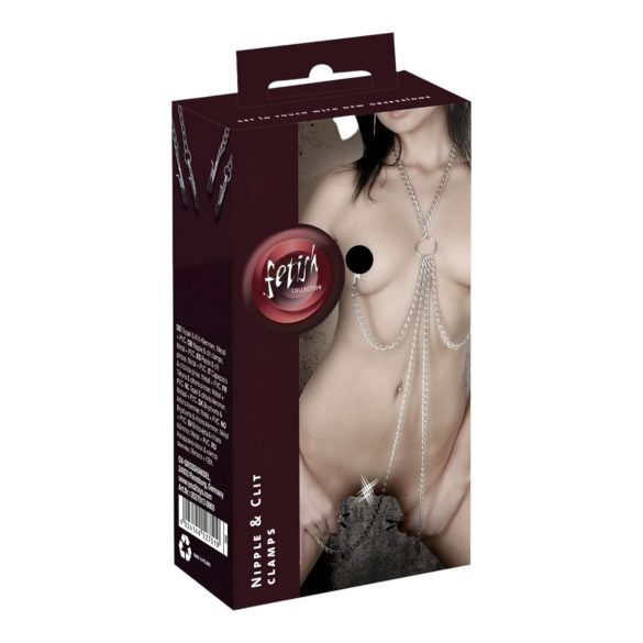Sexy Kettchen mit Klammern für Frauen