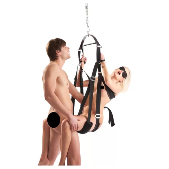 Bad Kitty - Sexschaukel-Set (schwarz)