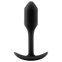 b-vibe Snug Plug 1 - Analplug mit Gewicht (55g) - Schwarz