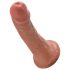 King Cock 6 Dildo (15 cm) - Braun