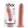 King Cock 8 Dildo (20 cm, naturfarben)
