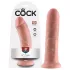King Cock 8 Dildo (20 cm, naturfarben)