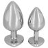 You2Toys - Diamond - Aluminium Anal Plug 85g (silber-rot)