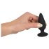 Black Velvet Heavy - 75g Anal Plug (schwarz)