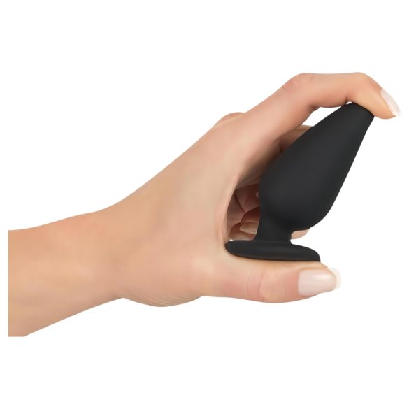 Black Velvet Heavy - 75g Anal Plug (schwarz)