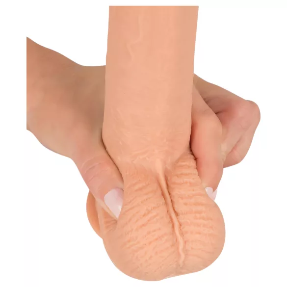 realistixxx - naturgetreuer Dildo mit Saugnapf (22 cm, naturfarben)