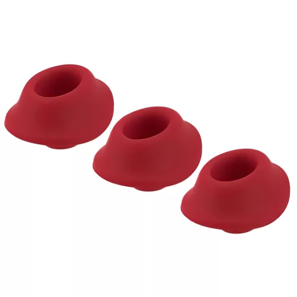 Womanizer Premium S - Ersatz-Saugkappen-Set - Rot (3 Stk.)