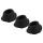 Womanizer Premium M - Ersatz-Saugkranz Set - Schwarz (3 Stk)