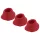 Womanizer Premium M - Ersatz-Ansaugkappenset - Rot (3 Stk.)