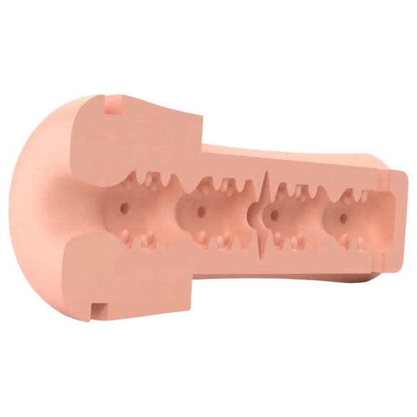 mystim Opus E Donut - Elektro-Masturbator (natur-schwarz)