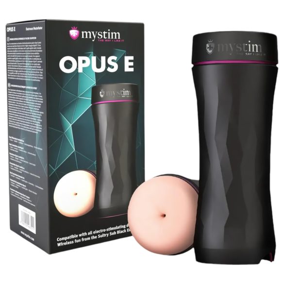 mystim Opus E Anus - Elektro Masturbator für Männer (Haut-Schwarz)