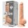 Silexd 9,5 - Haft-Saugnapf Dildo 24cm (natur)