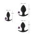 Black Velvet - Silikon Anal-Plug-Set (3-teilig) - Schwarz