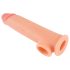 Realistixxx - Verlängerungsmanschette mit Penisring - 19 cm (natur)