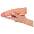 Realistixxx - Verlängerungsmanschette mit Penisring - 19 cm (natur)