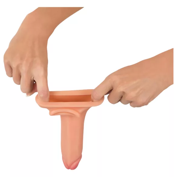 Realistixxx - Penisverlängerung mit Erektionsring - 19cm (natur)