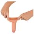 Realistixxx - Verlängerungsmanschette mit Penisring - 19 cm (natur)