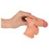 Realistixxx - Verlängerungsmanschette mit Penisring - 19 cm (natur)