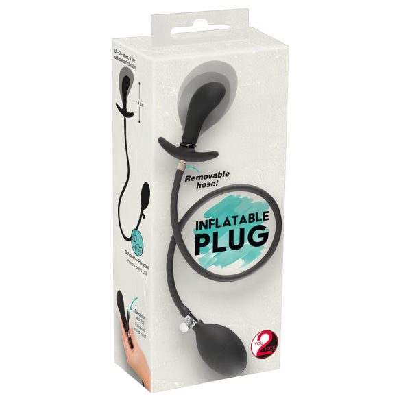 You2Toys - Aufblasbarer Anal-Dilationsplug (schwarz)