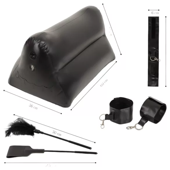 You2Toys Love Cushion - aufblasbares Liebeskissen-Set (schwarz)