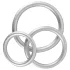 You2Toys Metallic - Silikon Penisring Set (3 Stk)