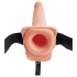 Fetisch Strap-On 9 - befestigbar, hohler, spritzender Dildo (natur)