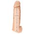 Realistixxx - Penis-Manschette mit Eichelring - 16cm (natur)