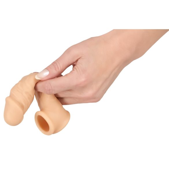 Realistixxx - Penis-Manschette mit Eichelring - 16cm (natur)