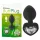 You2Toys Anal Plug - schwarzer Analplug mit weißem Stein