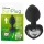 You2Toys Anal Plug - schwarzer Analplug mit weißem Stein