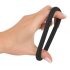 Black Velvet - Silikon Penisring (schwarz) - 5cm