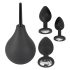 Black Velvet - Anales Plug-Set (4-teilig) - Schwarz