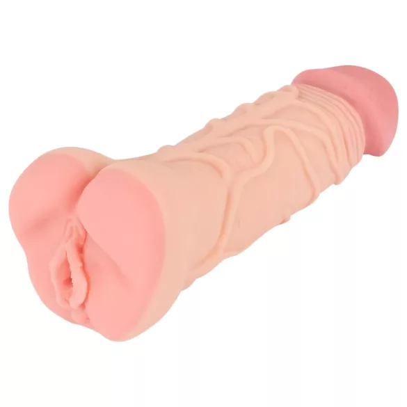 Nature Skin - 2in1 Masturbator & Penishülle (hautfarben)