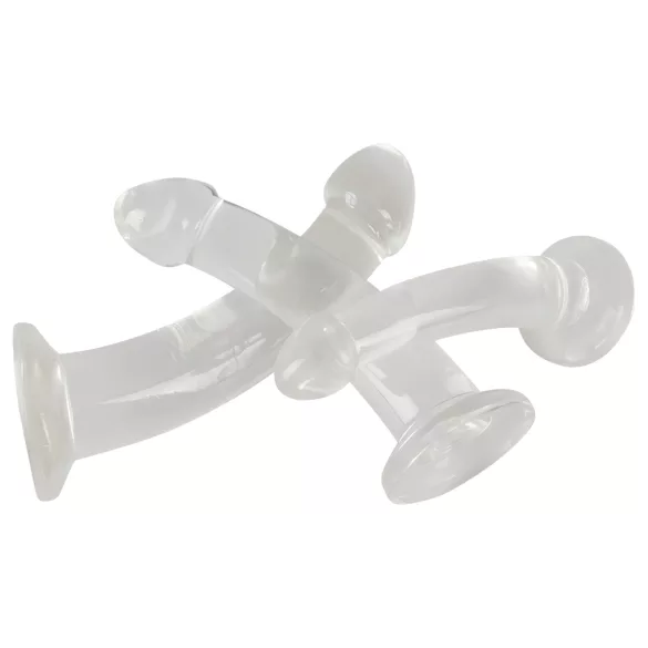 Crystal Clear - Eichel-Anal-Dildoset - 3-teilig (transparent)