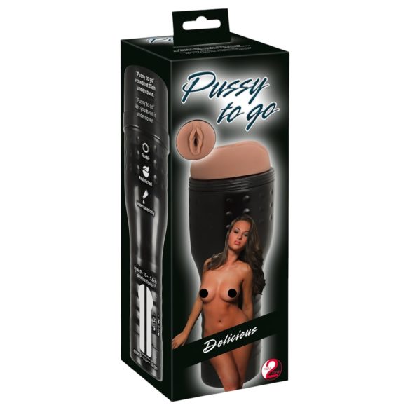 You2Toys Pussy to Go Delicious - Masturbator (Dunkel Natur)