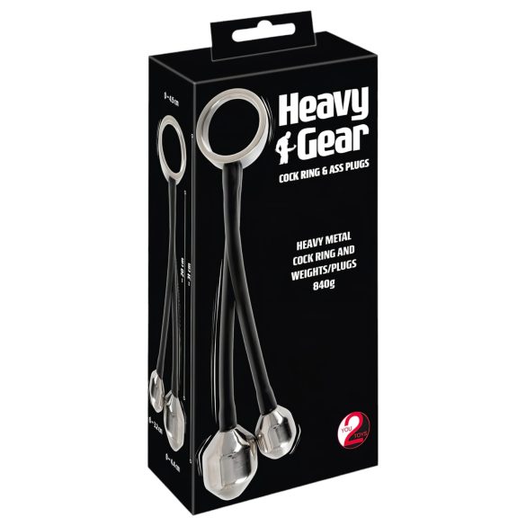 You2Toys Heavy Gear - Analkralle mit Gewicht (Schwarz)