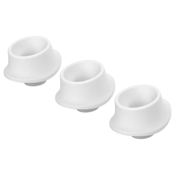 Womanizer L - Ersatzsaugköpfchen Set - Weiß (3 Stück) - Groß