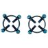 Bad Kitty - Spirale Brustwarzen Schmuck (Rund) - Blau