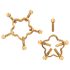 Bad Kitty - Drehende Brustwarzen-Schmuck (Blume) - Gold