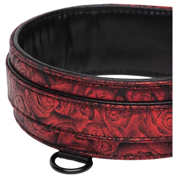Fifty Shades of Grey - Halsband & Leine (schwarz-rot)