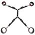 Fifty Shades - Fesseln Set (Schwarz-Rot)
