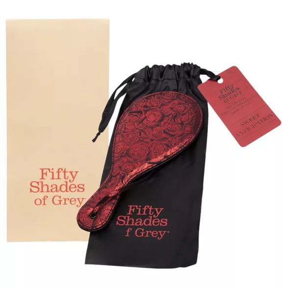 Fifty Shades - Schlagpaddel (schwarz-rot)