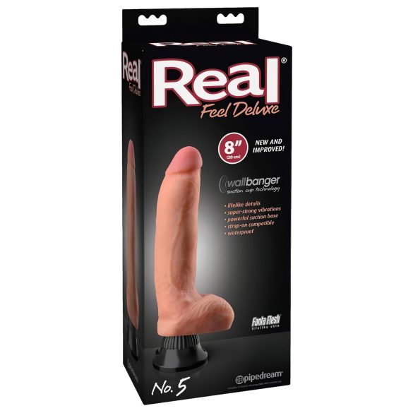 Real Feel Deluxe No.5 - naturgetreuer Hoden-Vibrator