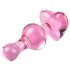 Icicles No. 75 - Herzförmiger Glas-Analdildo (Pink)