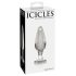 Icicles No. 26 - Transparenter Glas Analplug konisch